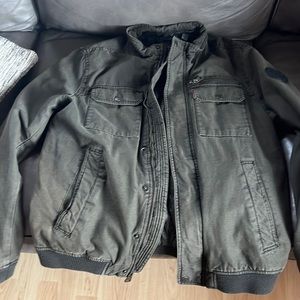 Green Levi’s Zip up Bomber Jacket